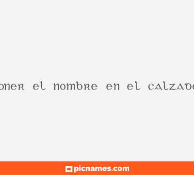 CÃ³mo poner el nombre en el calzado infantil